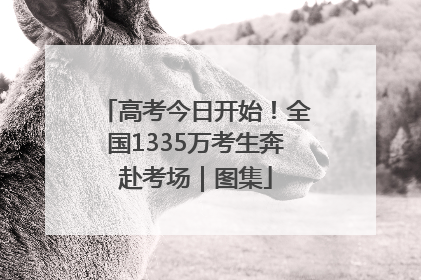 高考今日开始！全国1335万考生奔赴考场｜图集