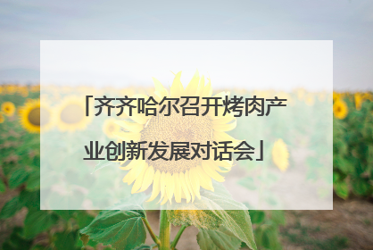 齐齐哈尔召开烤肉产业创新发展对话会