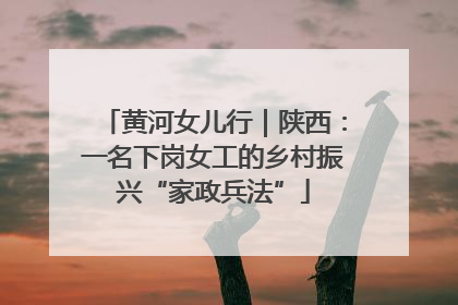 黄河女儿行｜陕西：一名下岗女工的乡村振兴“家政兵法”