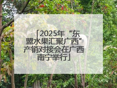 2025年“东盟水果汇聚广西”产销对接会在广西南宁举行