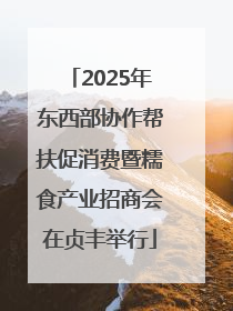 2025年东西部协作帮扶促消费暨糯食产业招商会在贞丰举行