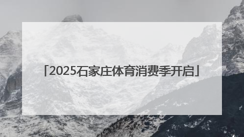 2025石家庄体育消费季开启