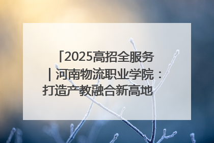 2025高招全服务｜河南物流职业学院：打造产教融合新高地 推动高质量快速发展