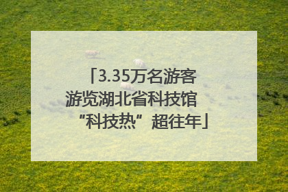 3.35万名游客游览湖北省科技馆 “科技热”超往年